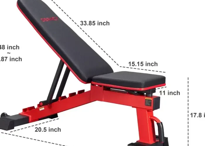 7 position Adjustable weight bench